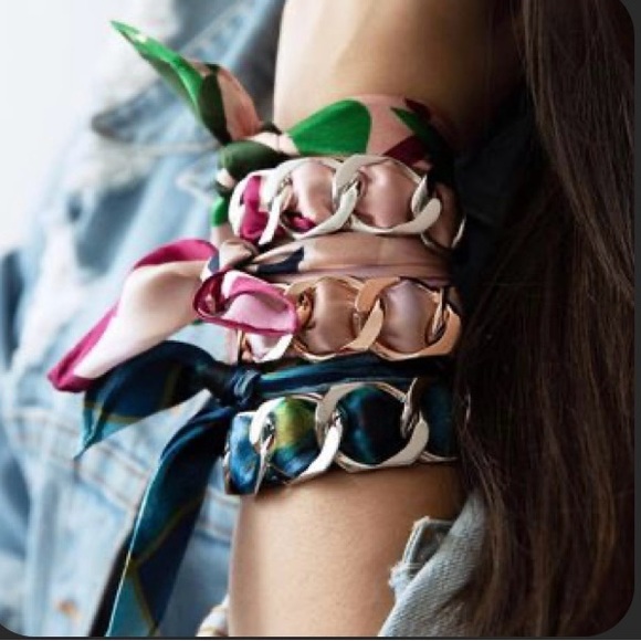 4 SET Purse Handbag Skinny Scarf Bundle - Picture 4 of 5